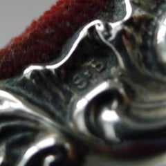 Antique English Sterling Silver Heart Picture Frame - 1902