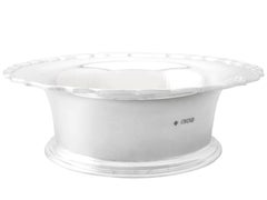 Antique Edwardian Sterling Silver Jeroboam/ Double Magnum Bottle Coaster