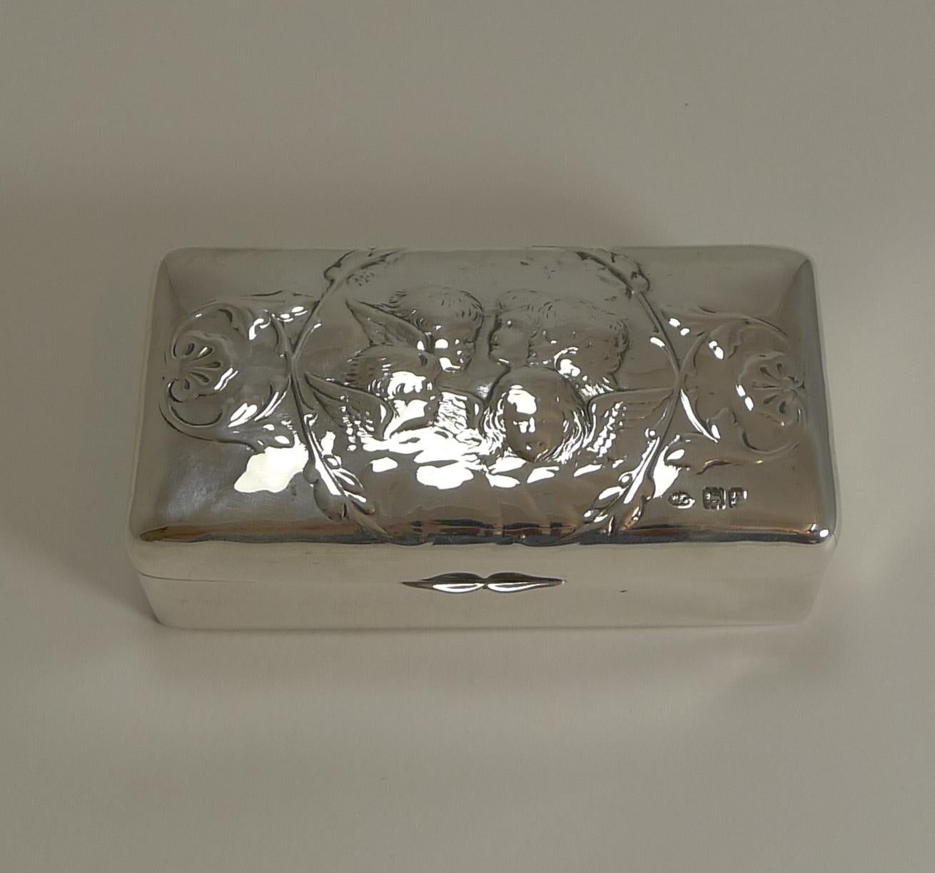 antique silver jewellery box