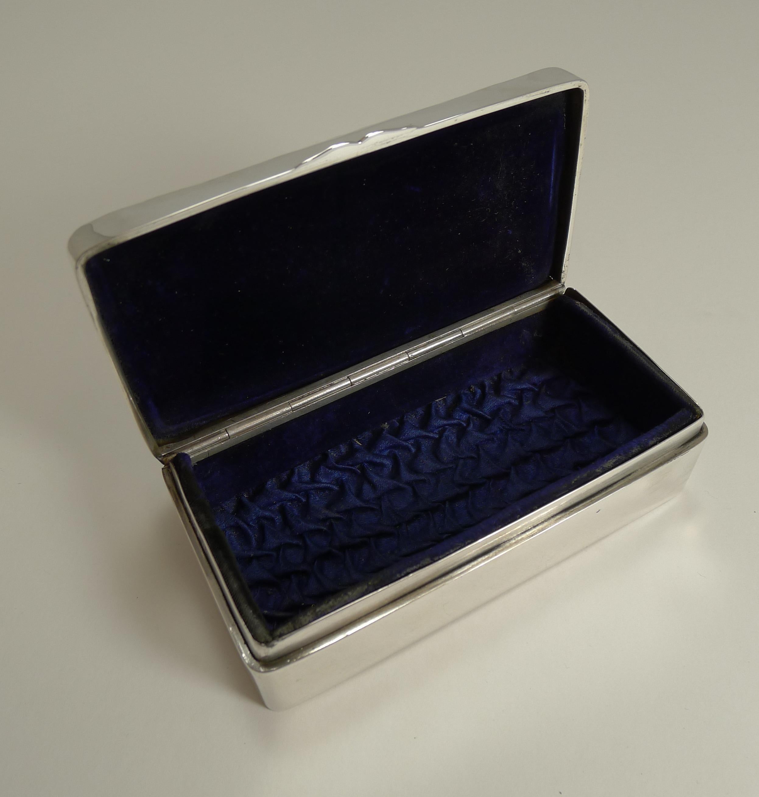 antique silver jewellery boxes