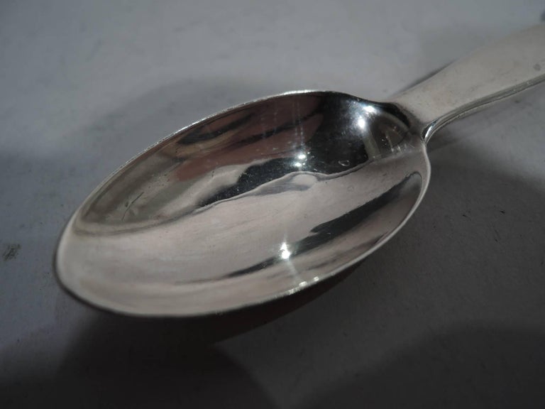 Antique English Sterling Silver Medicine Spoon For Sale at 1stDibs