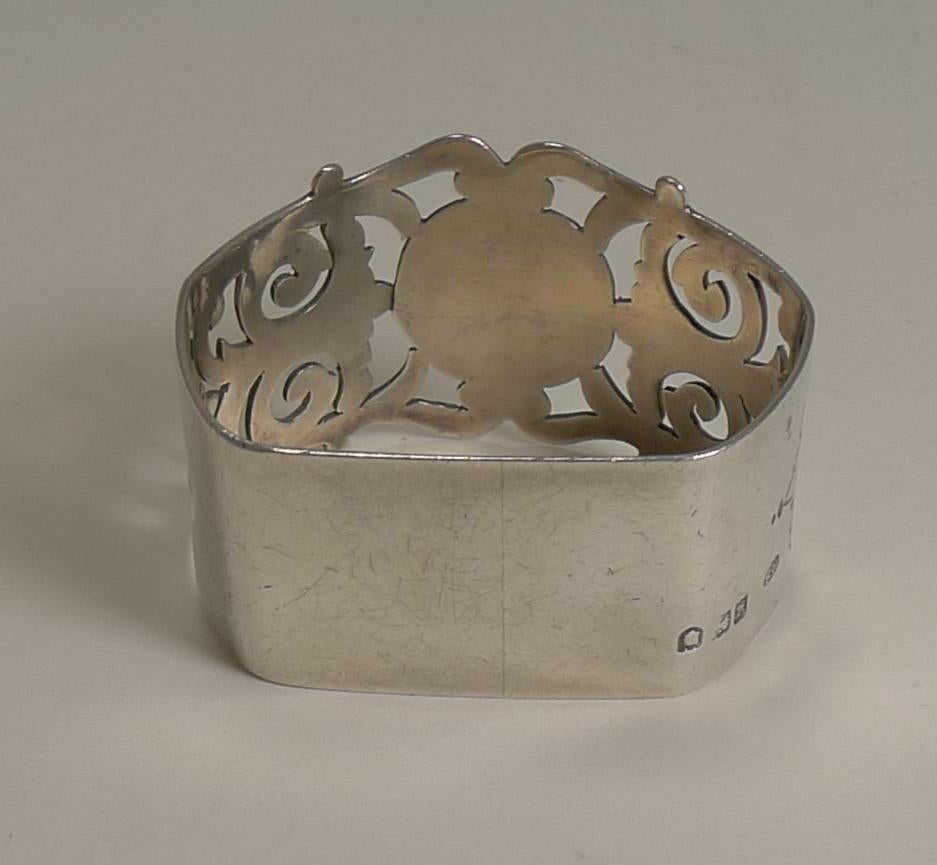 antique silver napkin ring