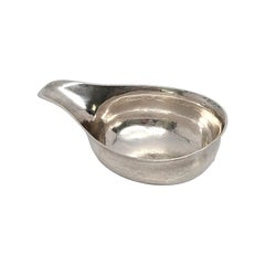 Ancien bateau Pap Boat anglais en argent sterling 1783