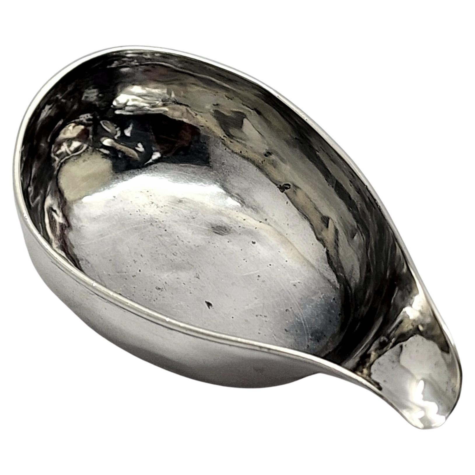 Antique English Sterling Silver Pap Boat For Sale