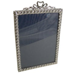 Antique English Sterling Silver Photograph Frame, 1899