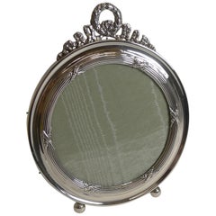 Antique English Sterling Silver Photograph Frame, 1909