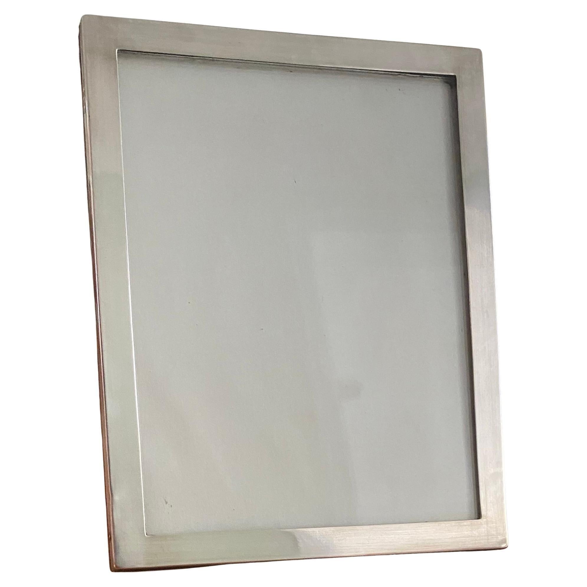 Argent sterling Ancien cadre de photographie en argent sterling anglais Birmingham 1918 en vente