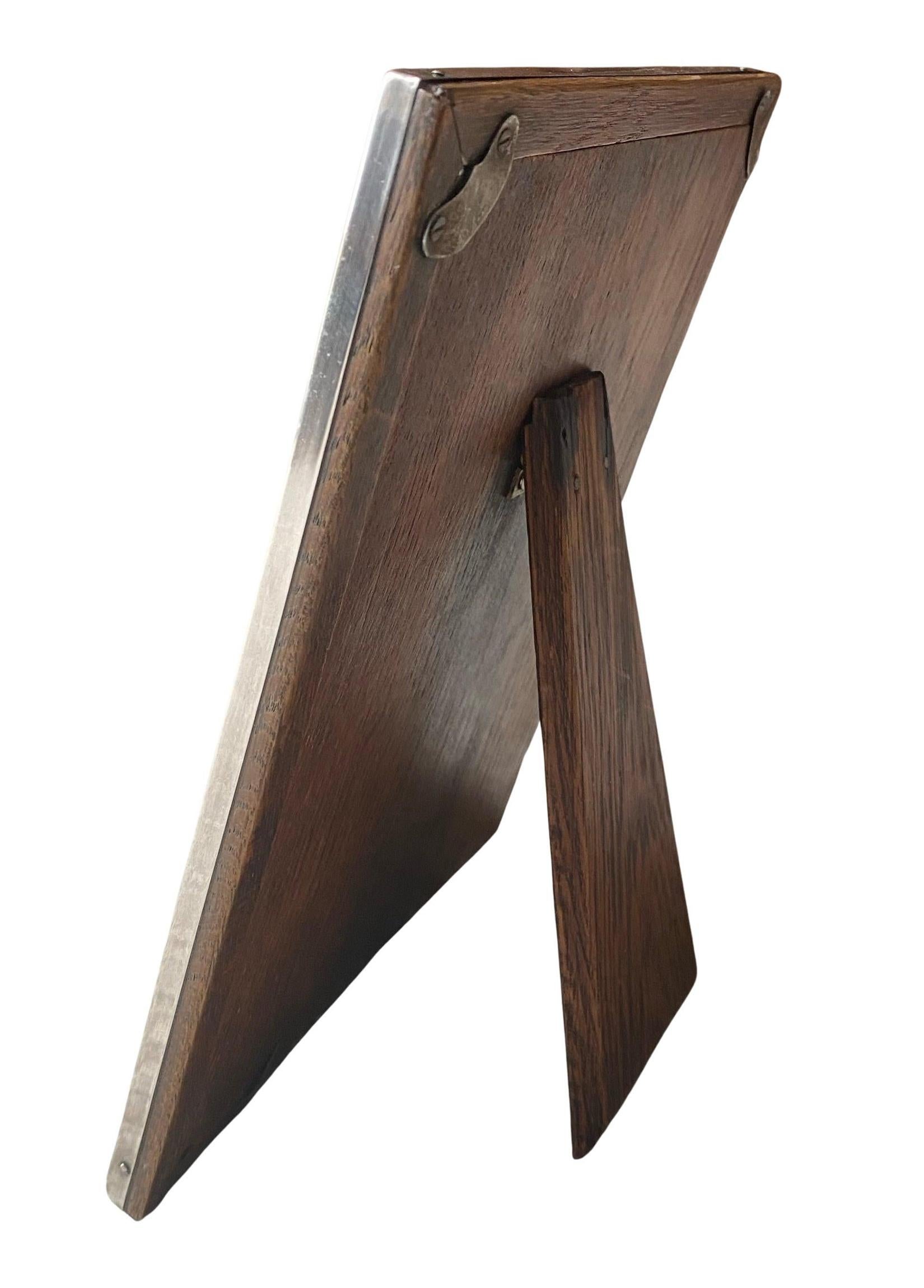 Ancien cadre de photographie en argent sterling anglais Birmingham 1918 en vente 1