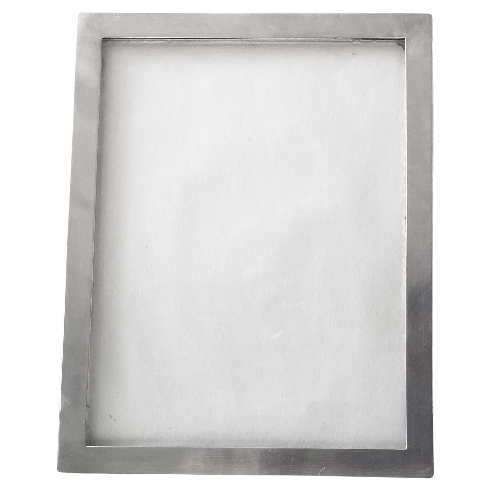 Antique English Sterling Silver Photograph Frame Birmingham 1918