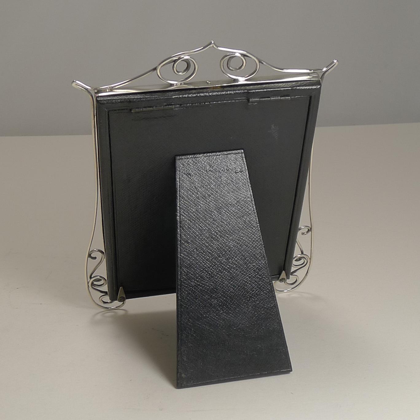 Antique English Sterling Silver Photograph / Picture Frame, 1904 1