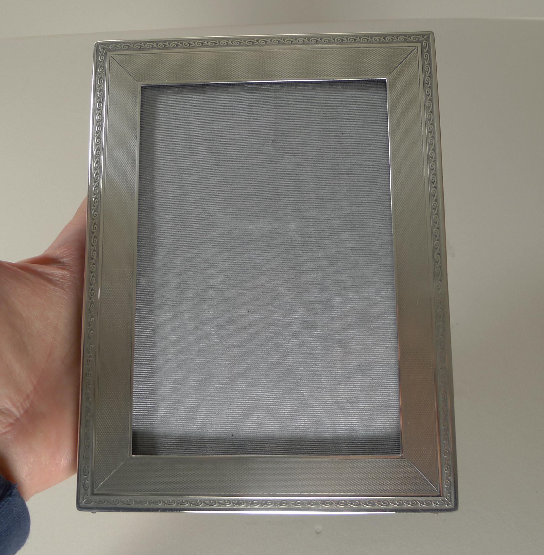 Antique English Sterling Silver Photograph / Picture Frame 4