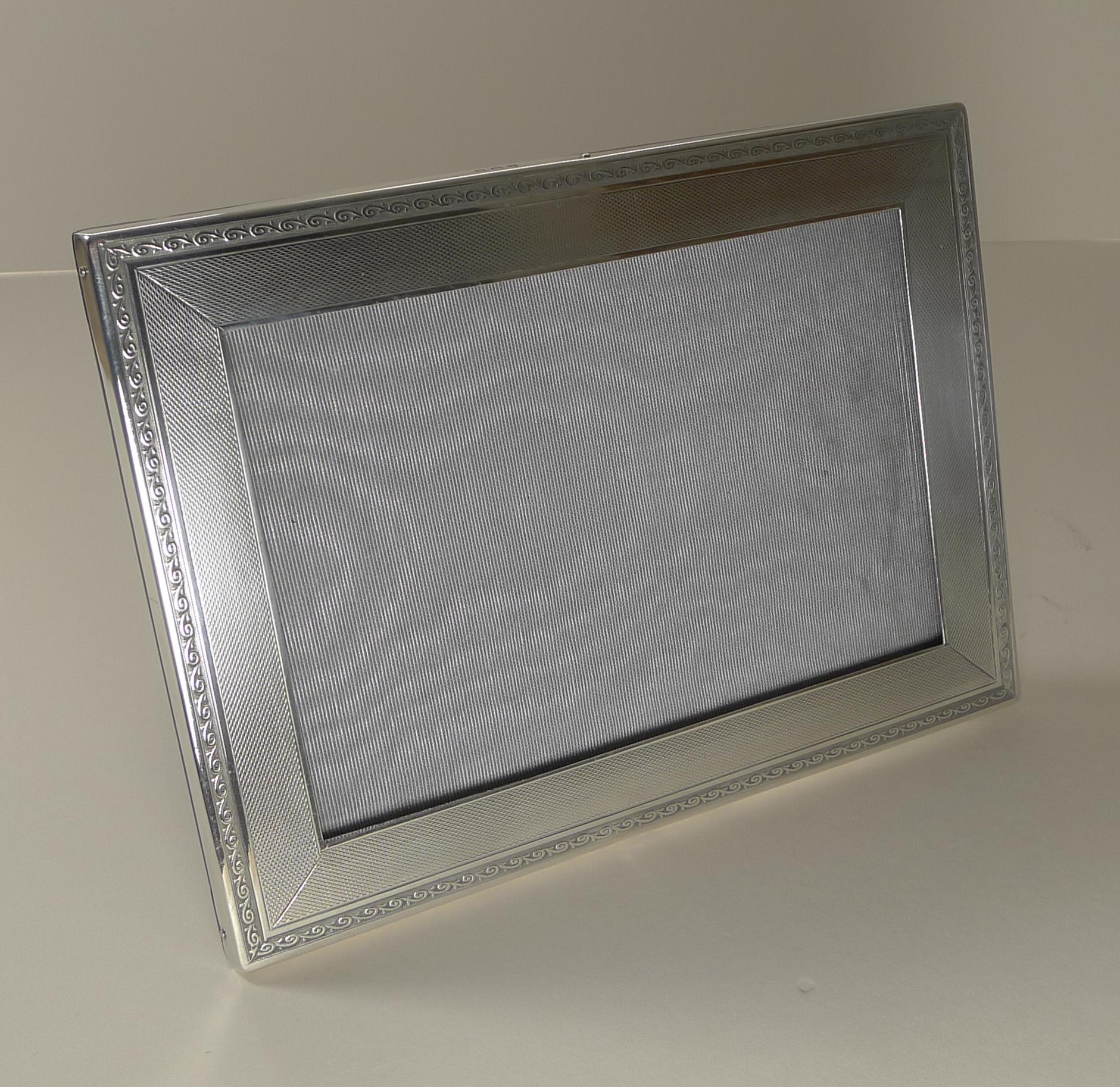 Antique English Sterling Silver Photograph / Picture Frame 2