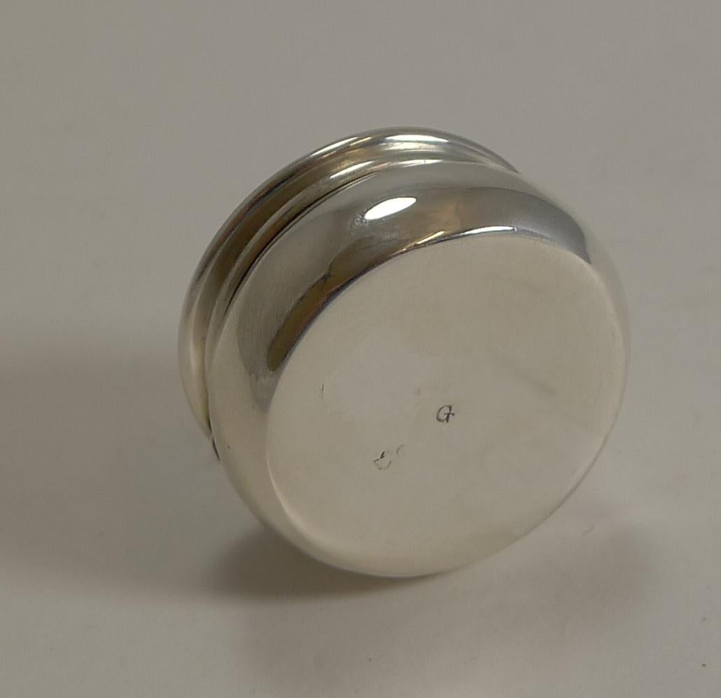 antique sterling silver pill boxes