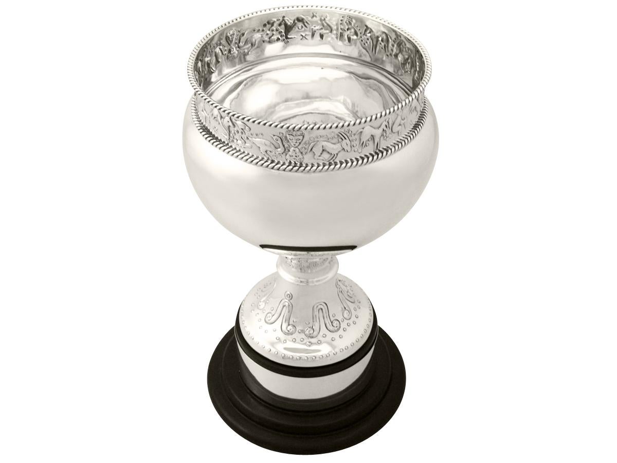 Arts and Crafts Antique English Sterling Silver Presentation Cup - Arts & Crafts Style