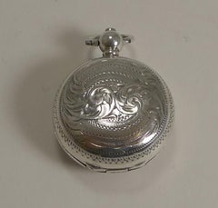 Antique English Sterling Silver Sovereign Case, 1903