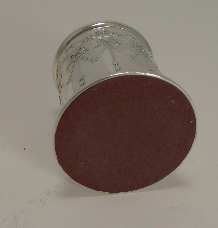 Antique English Sterling Silver String or Twine Box, 1906 For Sale at ...