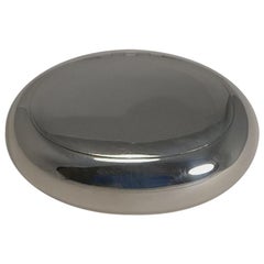Antique English Sterling Silver Tobacco Box by Adie and Lovekin, 1899