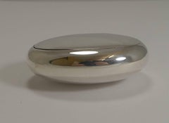Antique English Sterling Silver Tobacco Box by George Unite, 1901