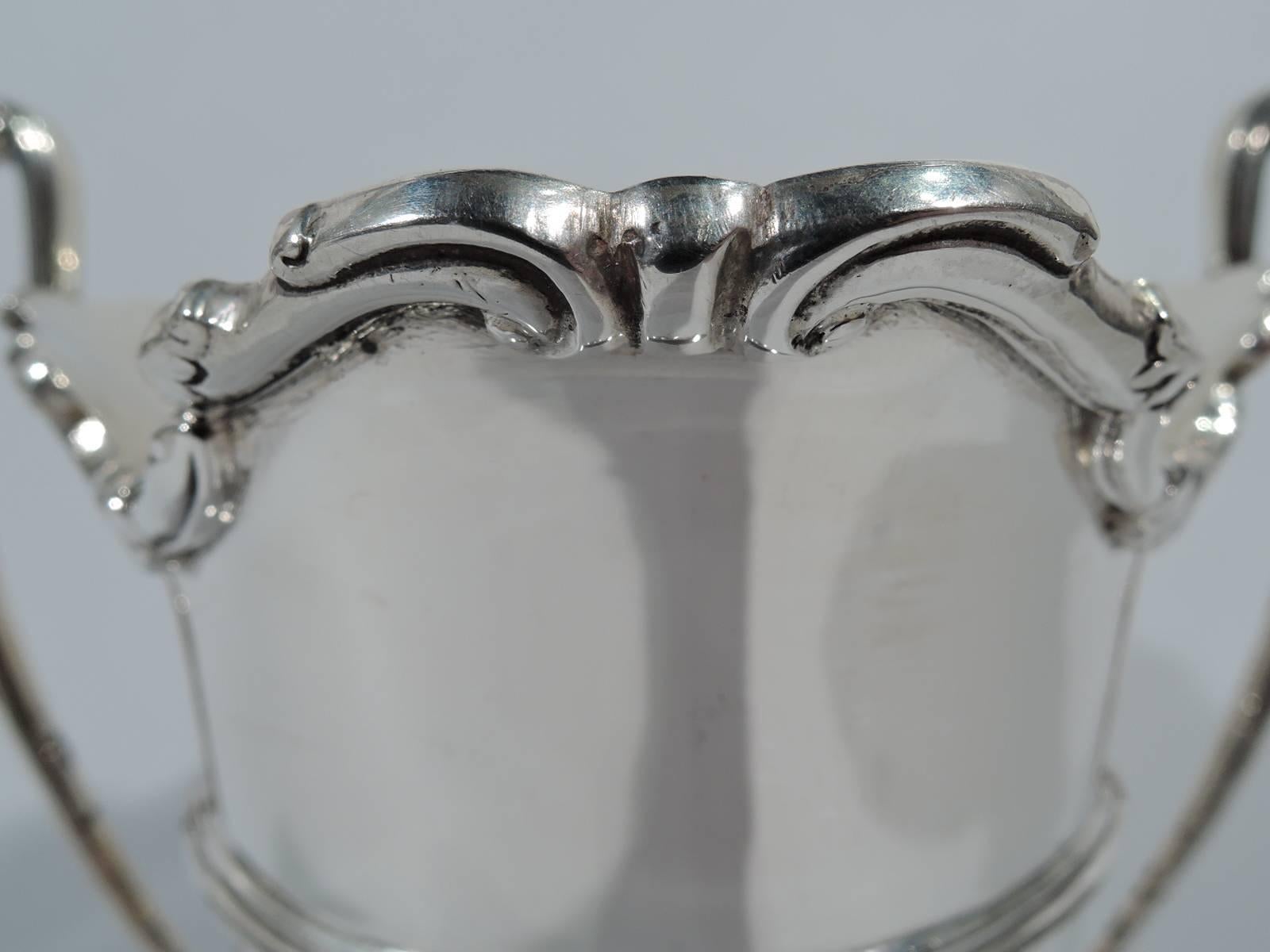 Antique English Sterling Silver Trophy Cup In Excellent Condition In New York, NY