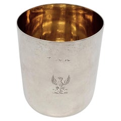 English Sterling Silver Tumbler Cup, 1809