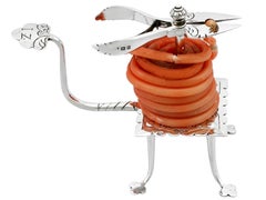 Antique English Sterling Silver Wax Jack