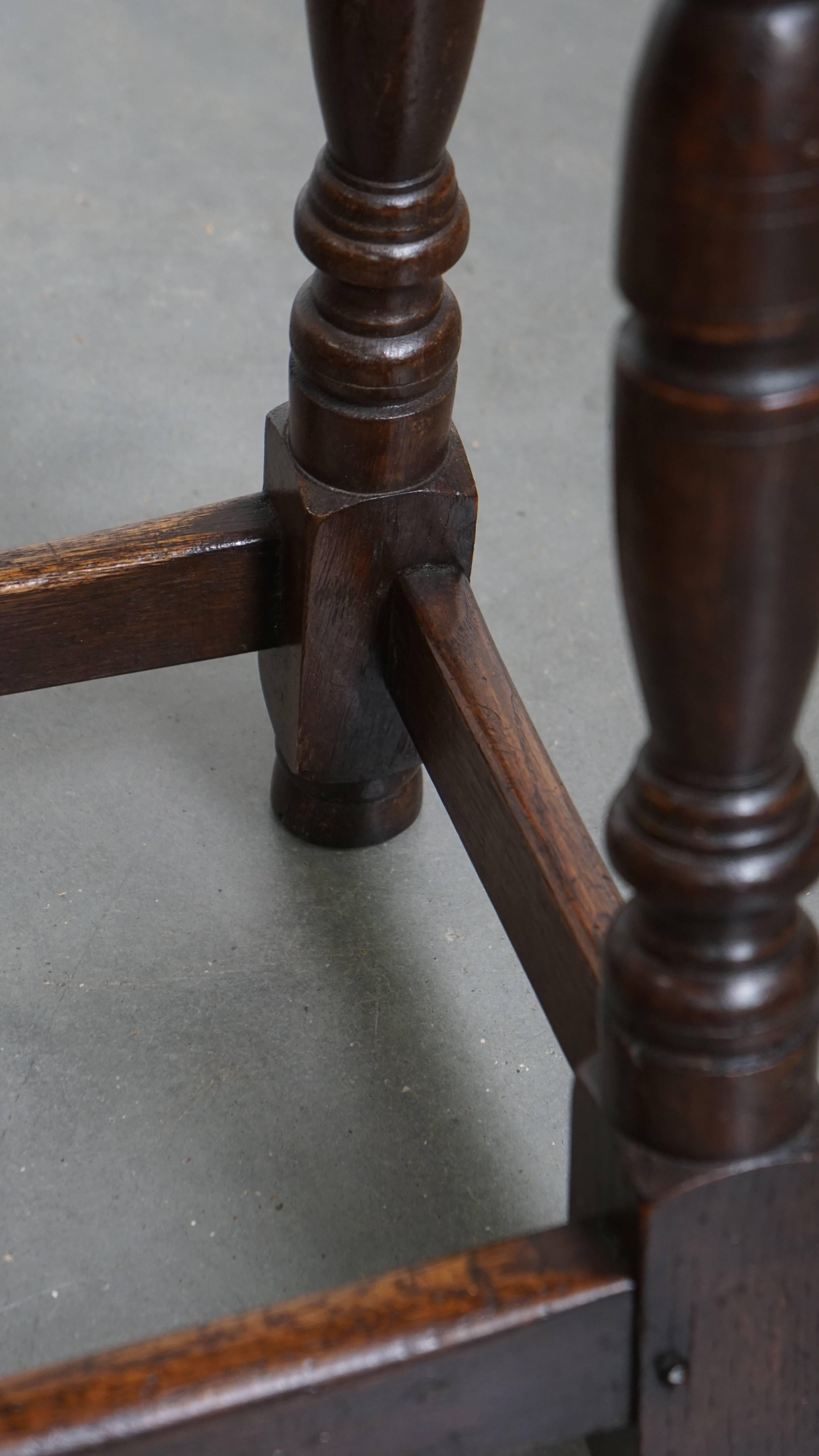 Antique English Stool / Joint Stool / Side Table from the 18th Century For Sale 3