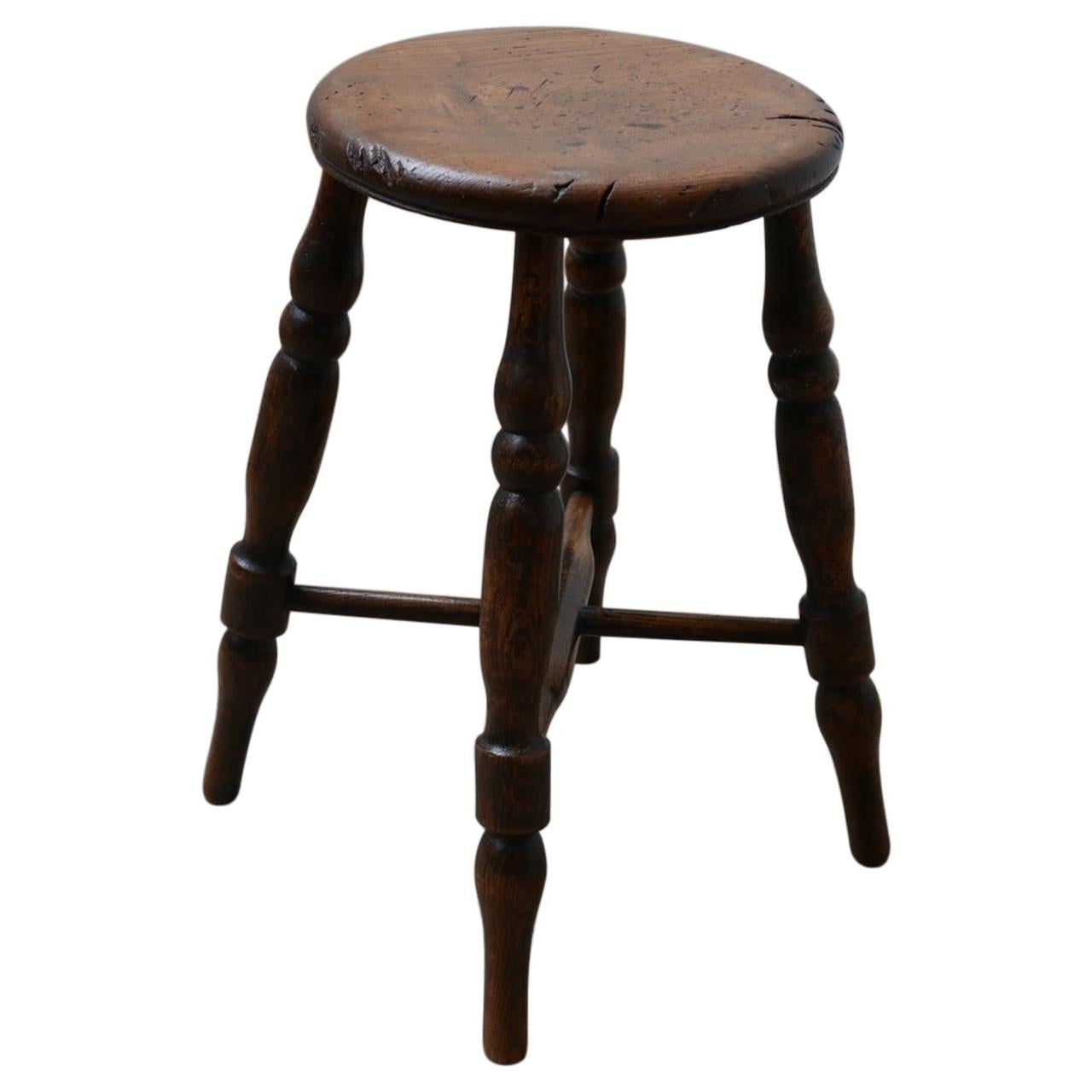 Antique English Stool or Side Table at 1stDibs