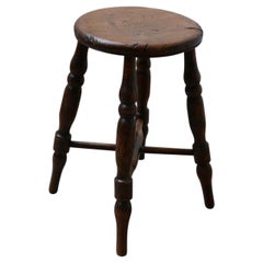 Antique English Stool or Side Table
