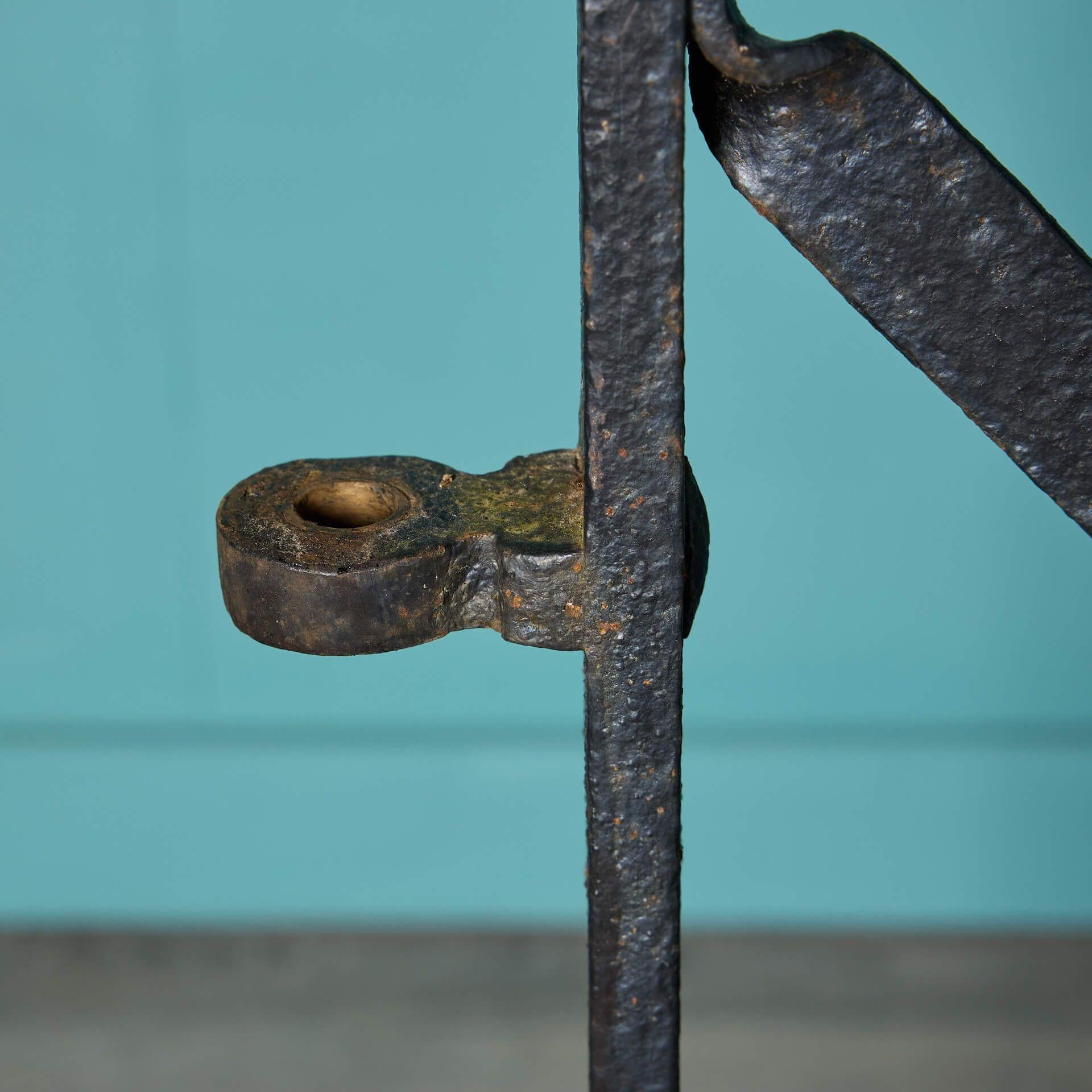 Georgian Antique English Strapwork Side Gate For Sale