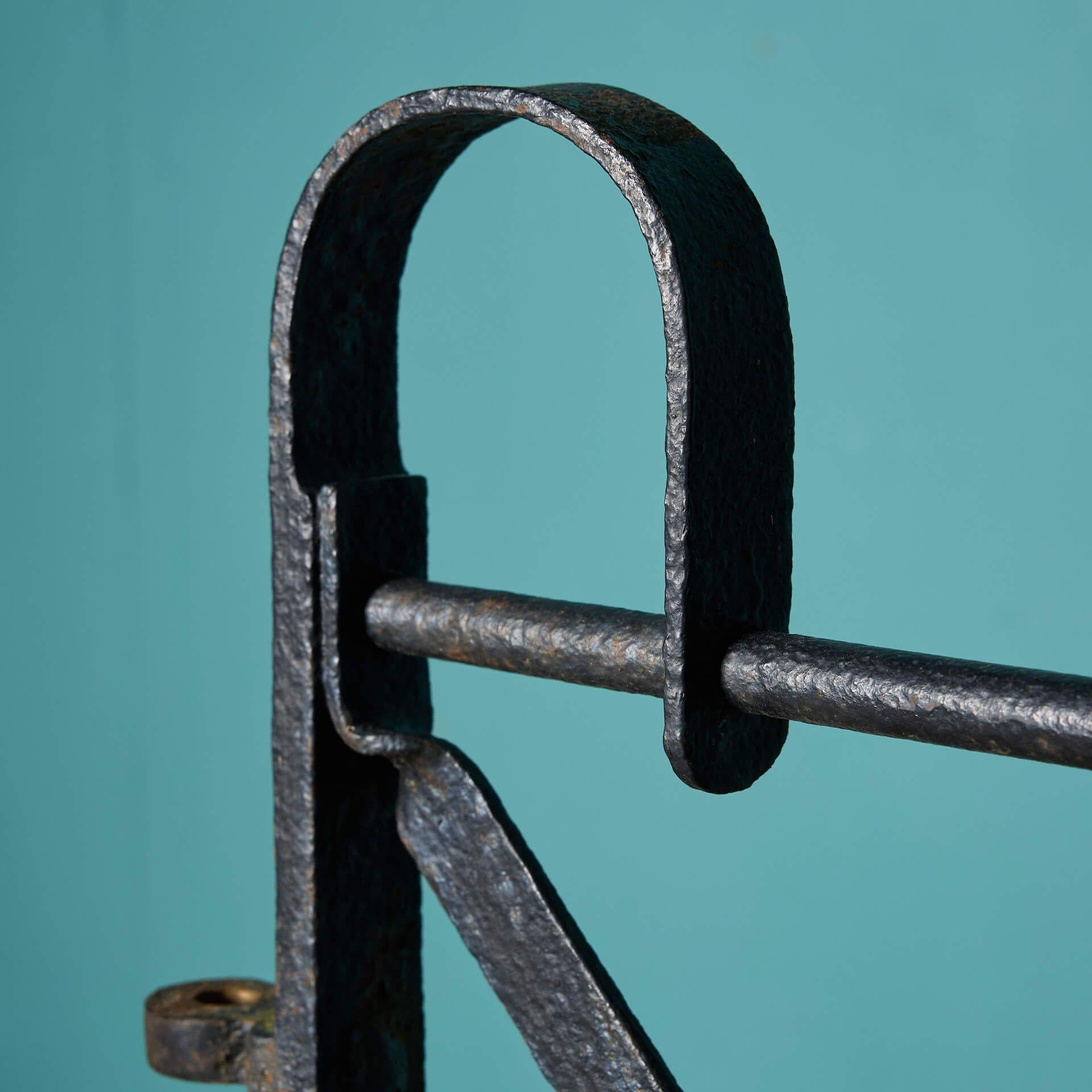 18th Century Antique English Strapwork Side Gate For Sale