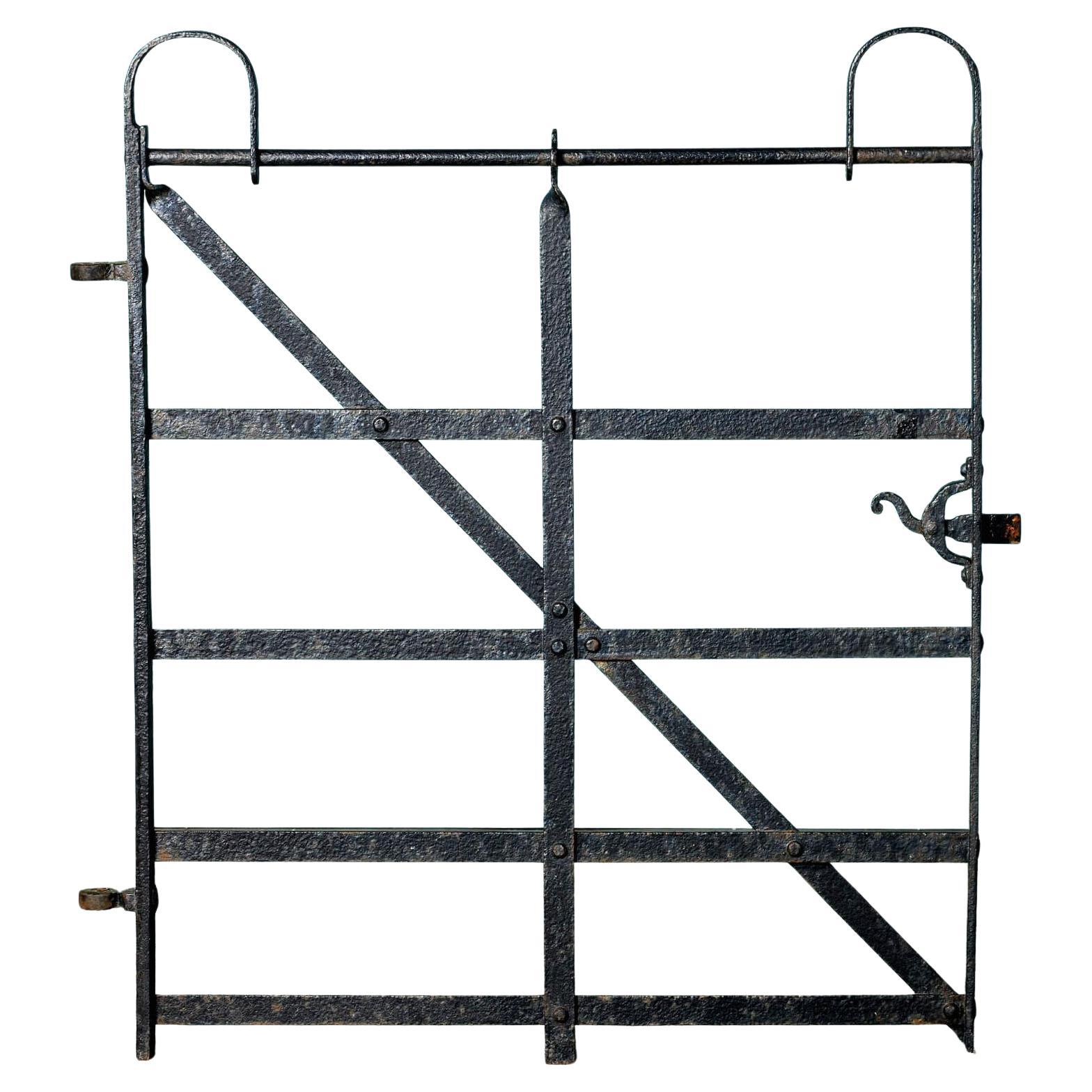 Antique English Strapwork Side Gate