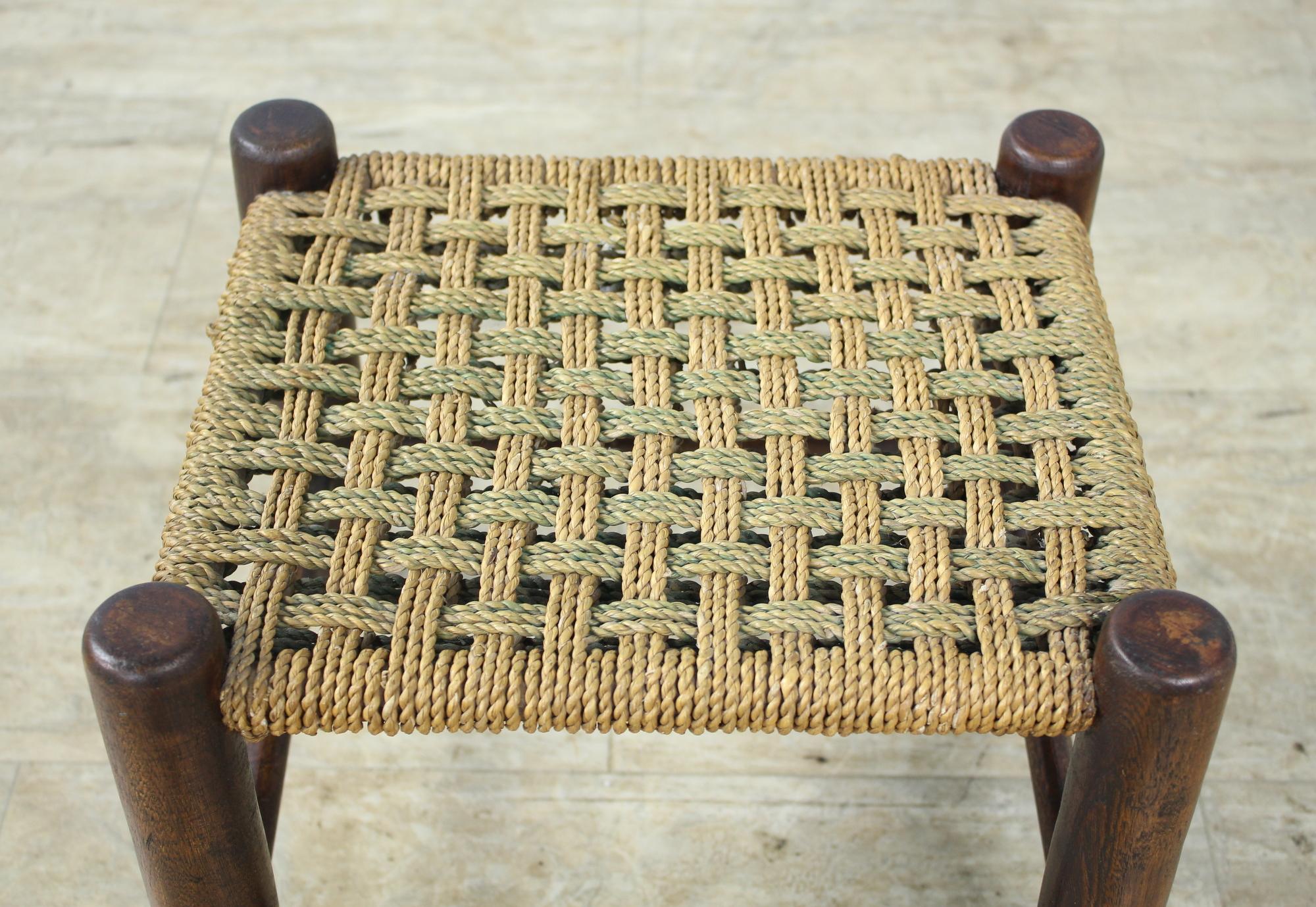 Antique English String Stool In Good Condition In Port Chester, NY