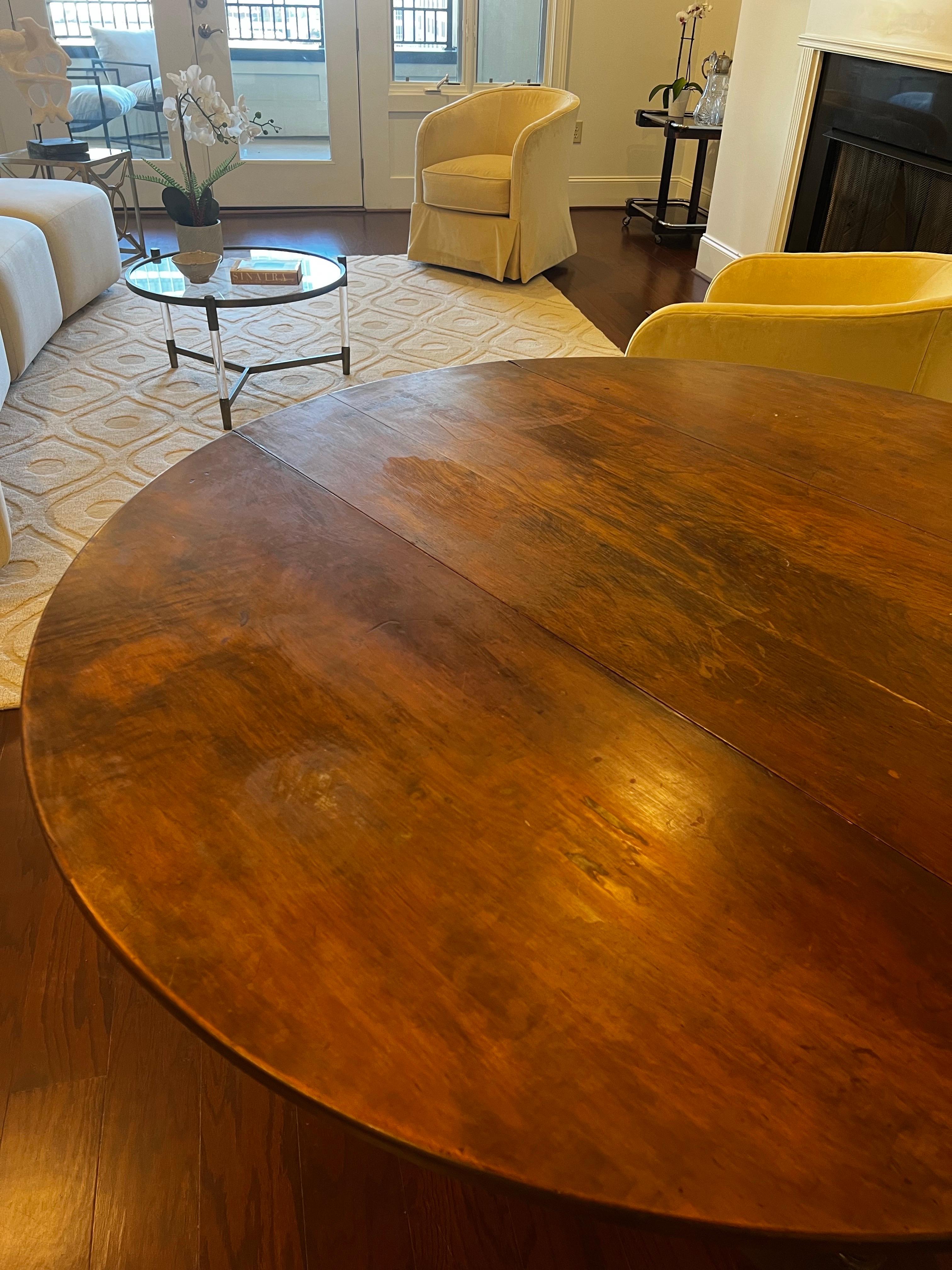 Walnut Antique English Table For Sale