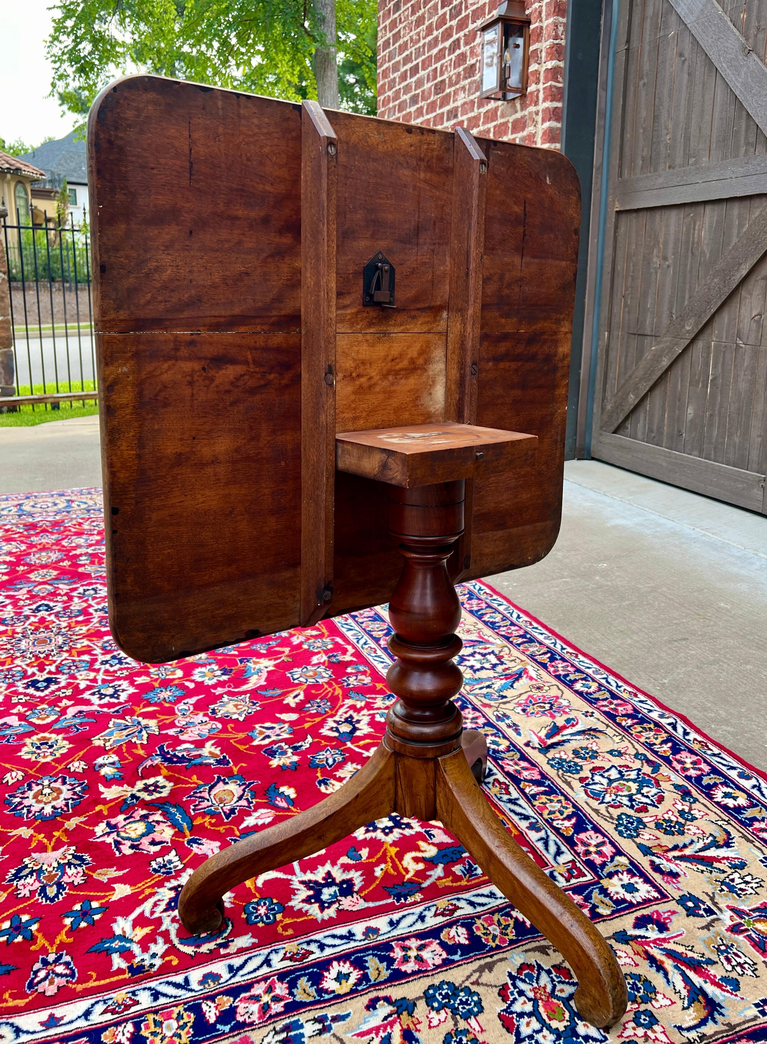 Antique English Table Pub Table Flip Top Table Oak James Purdey & Sons 12