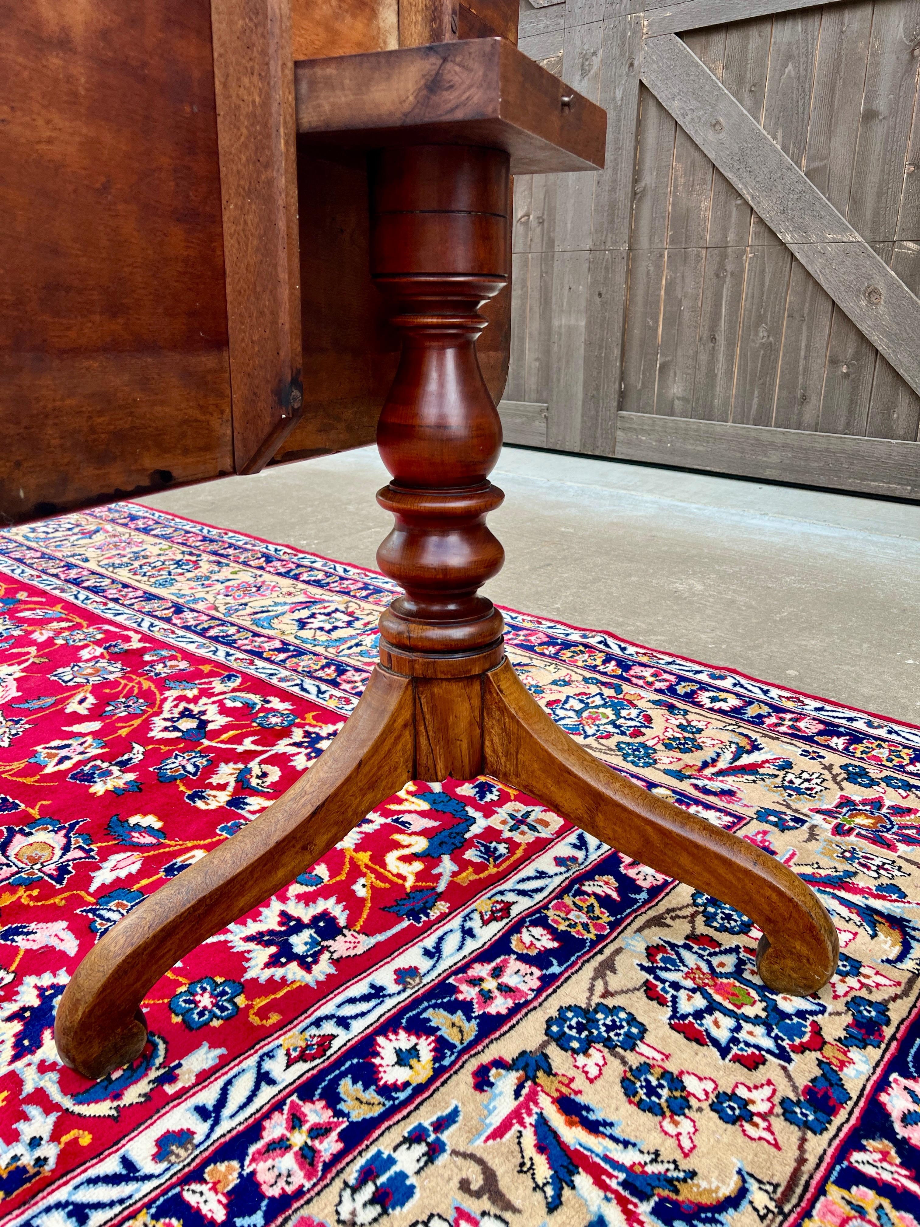 Early 20th Century Antique English Table Pub Table Flip Top Table Oak James Purdey & Sons