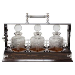 Antique English Tantalus by George Betjemann in Coromandel