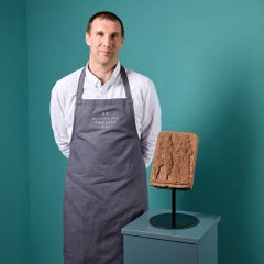 Antique English Terracotta Brick with Tudor Figures