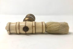 Antique English Thomason Corkscrew with Turned Ox Bone Handle, circa 1870