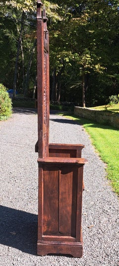 Antique English Throne Chair 19th Century