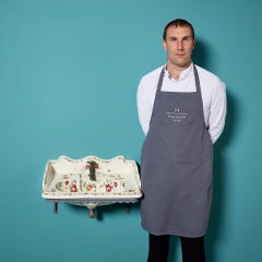 Antique English Transfer Printed Wash Basin