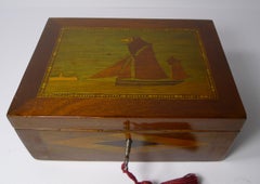 Antique English Trinity House Box circa 1870, Ship