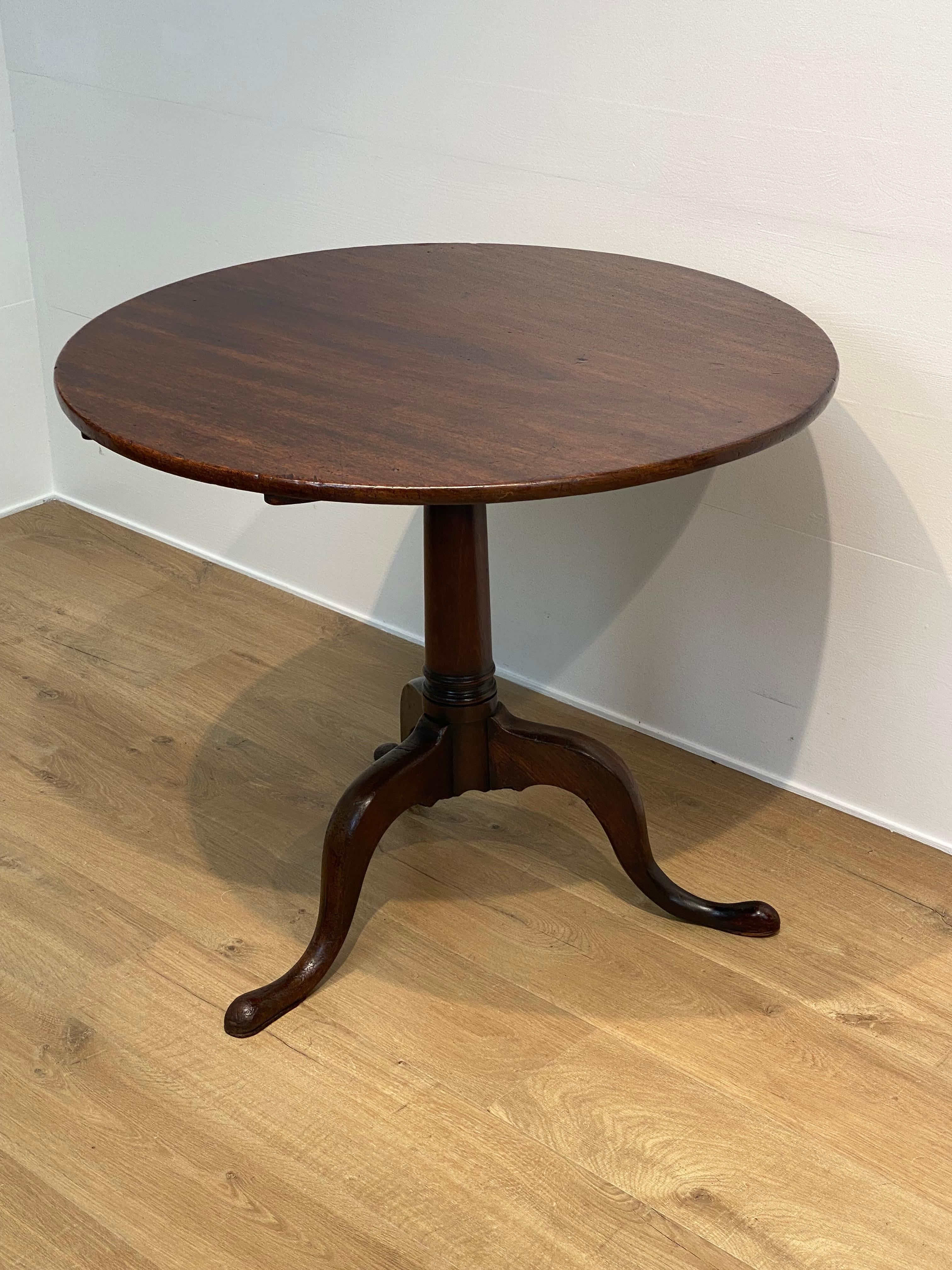 Antique English Tripod Table For Sale 4