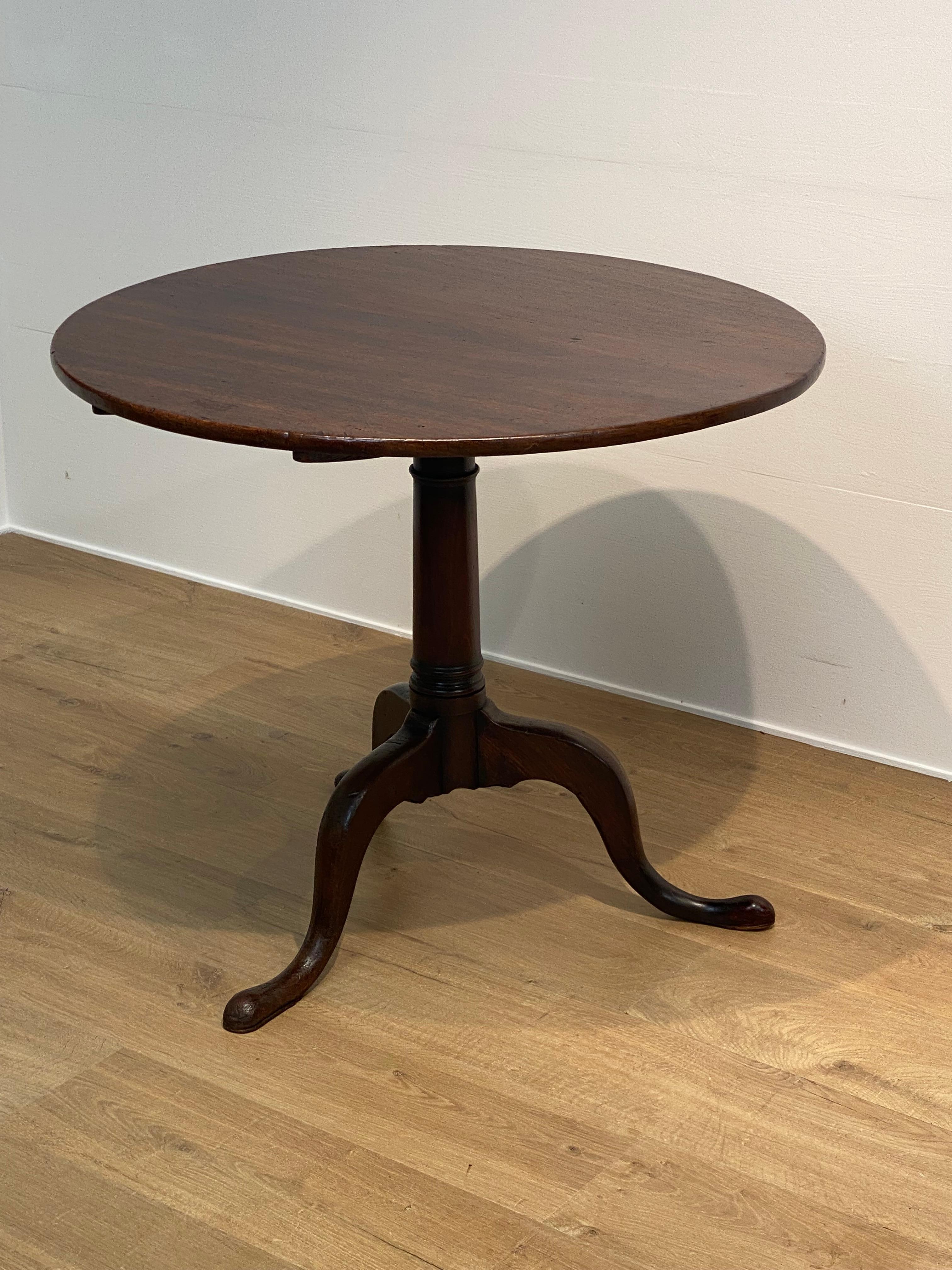 Antique English Tripod Table For Sale 7