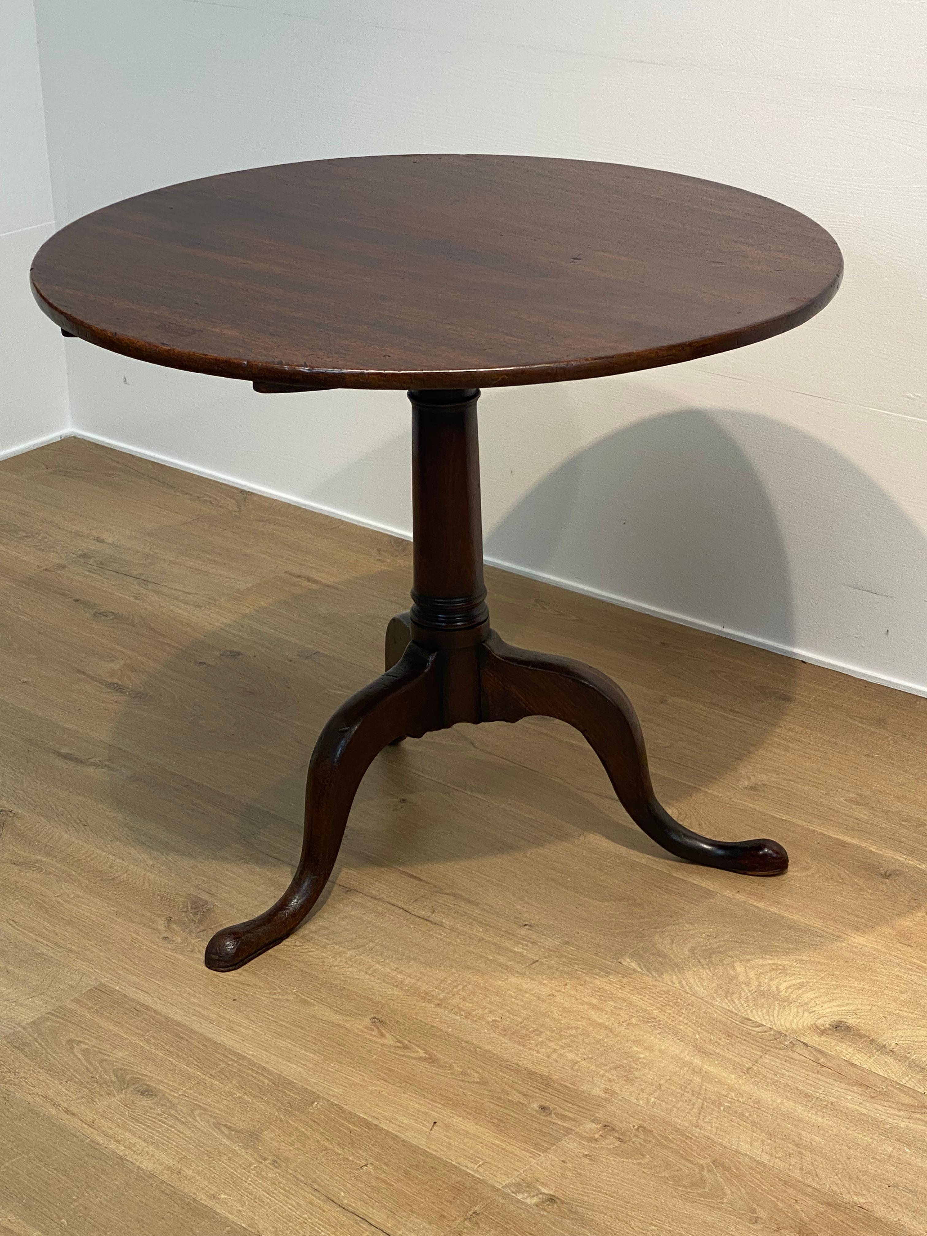 Antique English Tripod Table For Sale 9