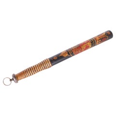 Antikes englisches Truncheon mit Gartermantel