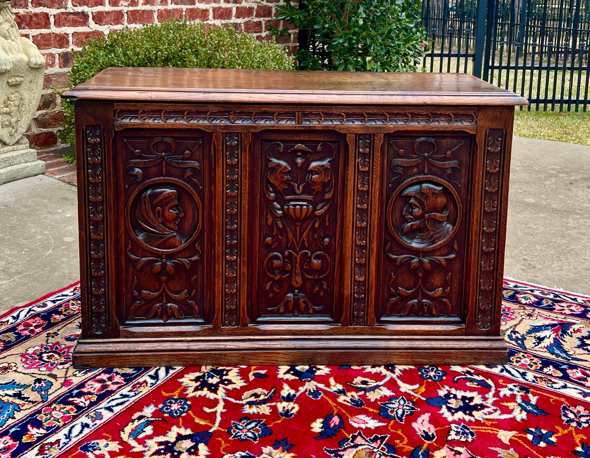 BEAUTIFUL Antique English Trunk, Chest, Blanket Box, Coffer, or Coffee Table with Lift-Top Storage~~HIGHLY CARVED~~c. 1900-1920s


        SPECTACULAR design~~carved center panels with paneled sides

        23.75