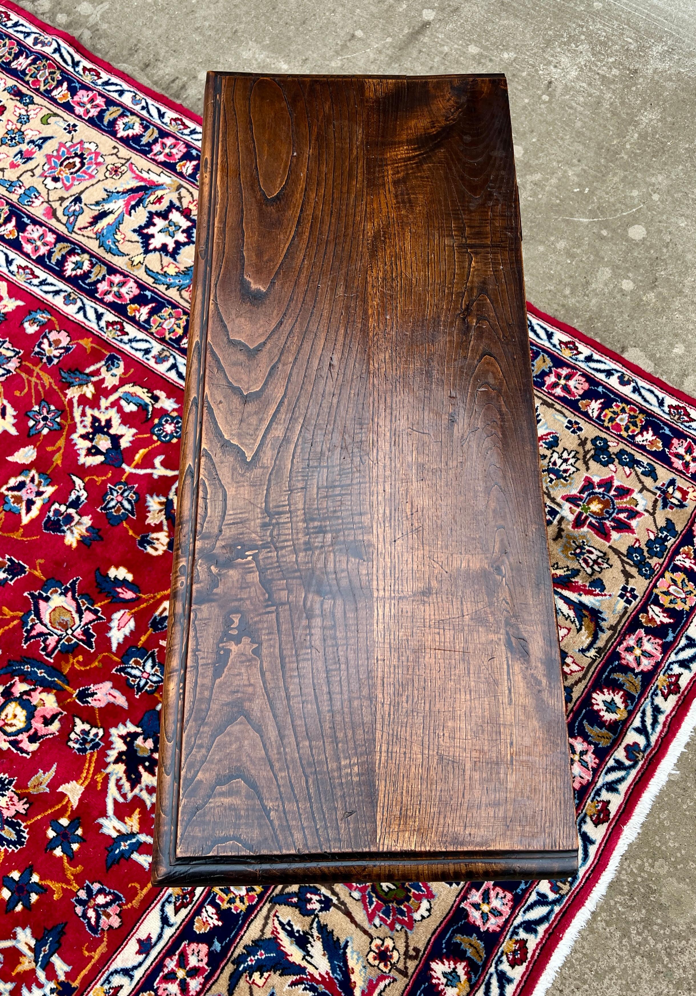 Early 20th Century Antique English Trunk Chest Blanket Box Storage Coffer Oak c. 1900s-1920s For Sale