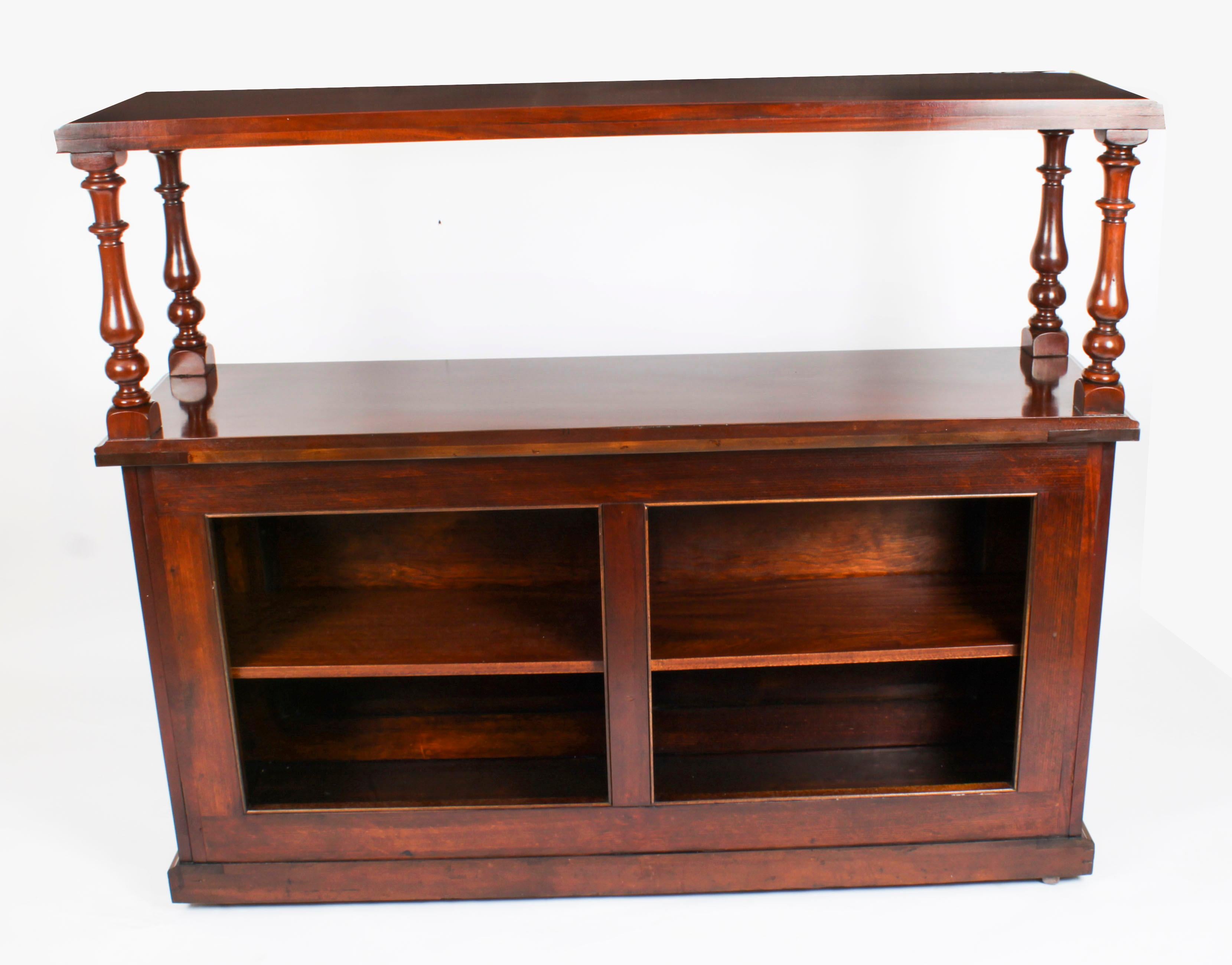 Antique English Victorian Bar Dry Bar 19th Century For Sale 13