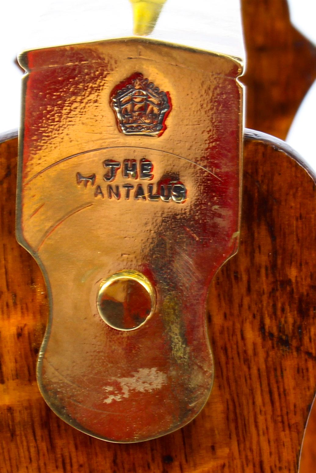Antique English Victorian Betjemans Oak & Brass Tantalus & Humidor 19th Century 3