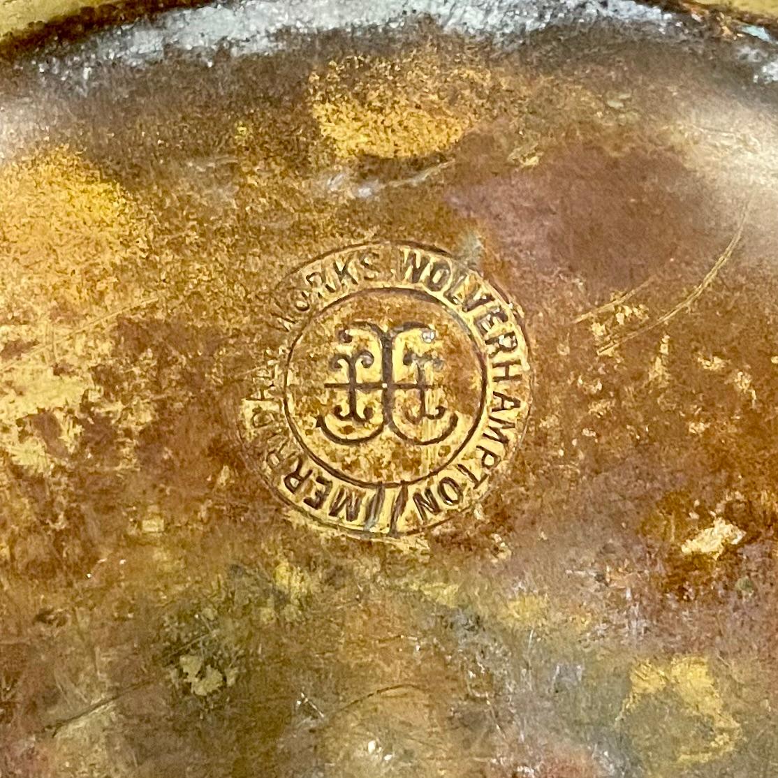 Antique English Victorian Brass Water Can, Circa 1880. 4